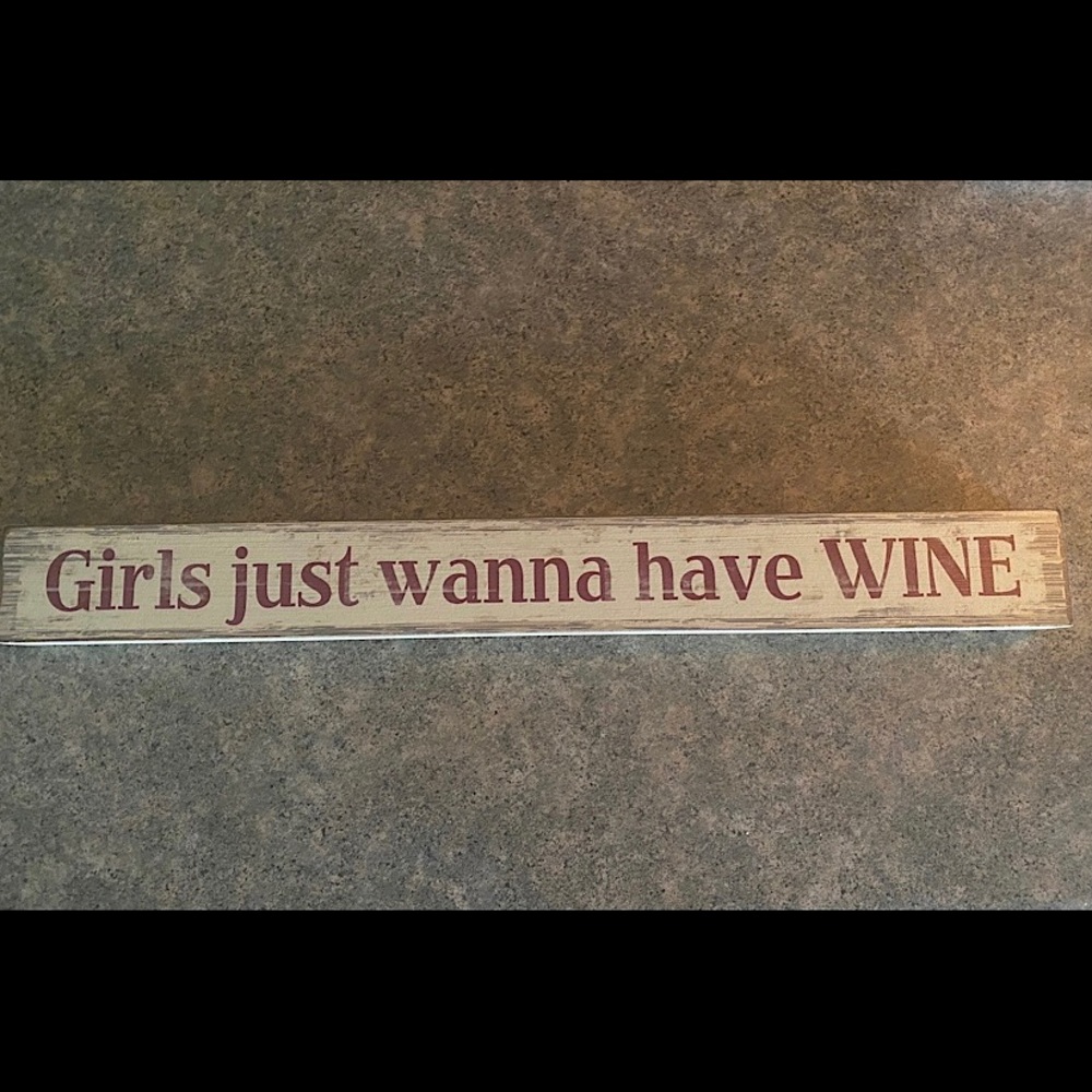 Wooden sign super cute!
